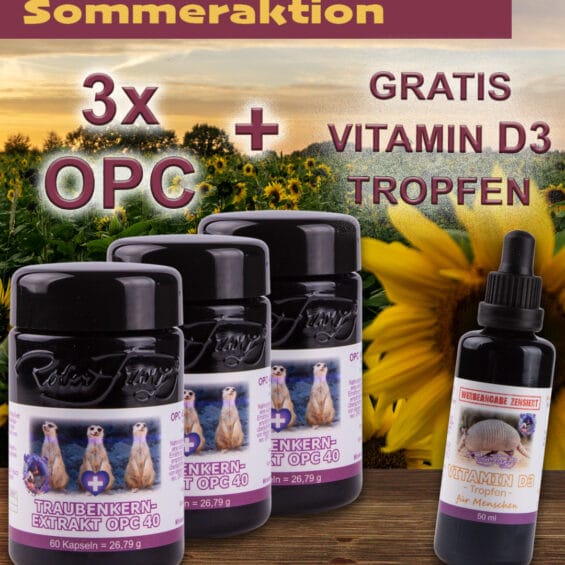 3x OPC Kapseln + gratis D3 Tropfen